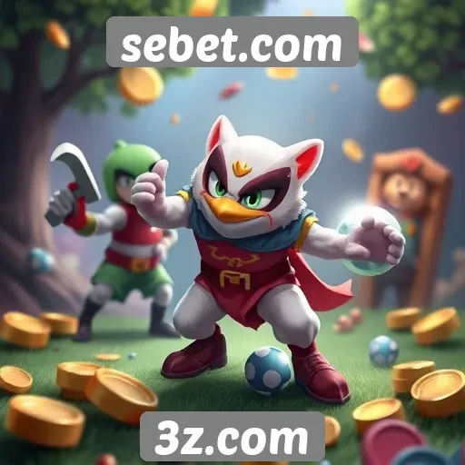 Variedade de jogos oferecidos no sebet.com